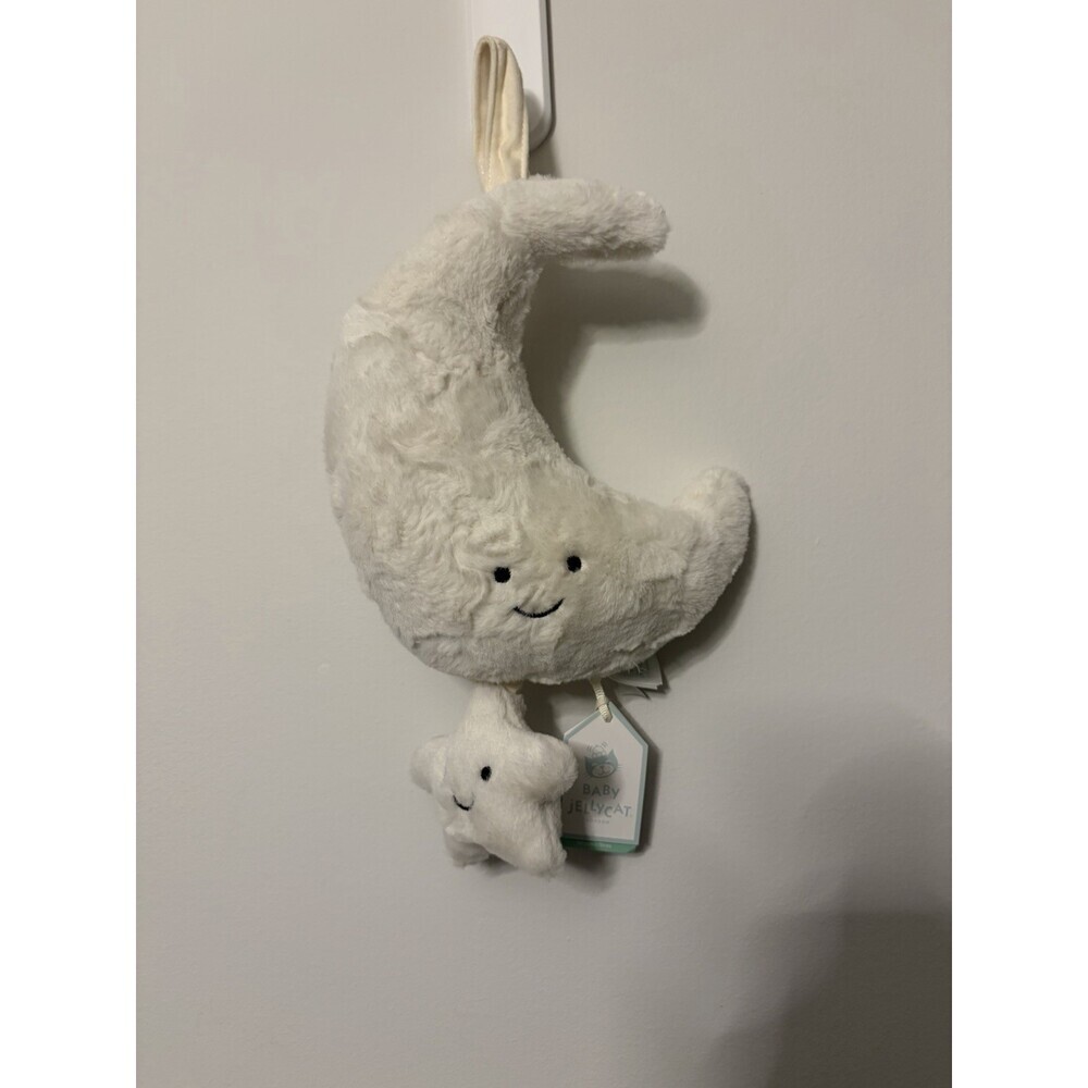 Jelly Moon Star Musical Pull Soft Plush Stuffed Baby Toy Gift  Cat
